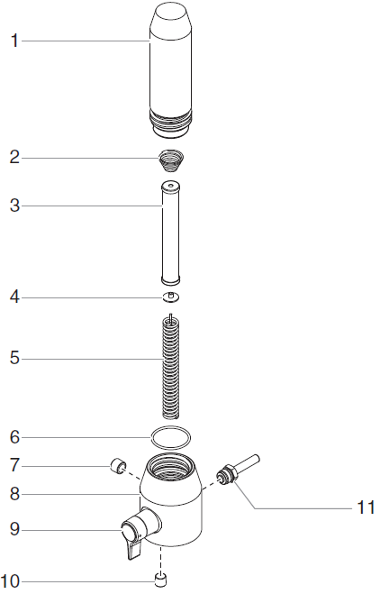 1140i Filter Assembly Parts (P/N 800-900)